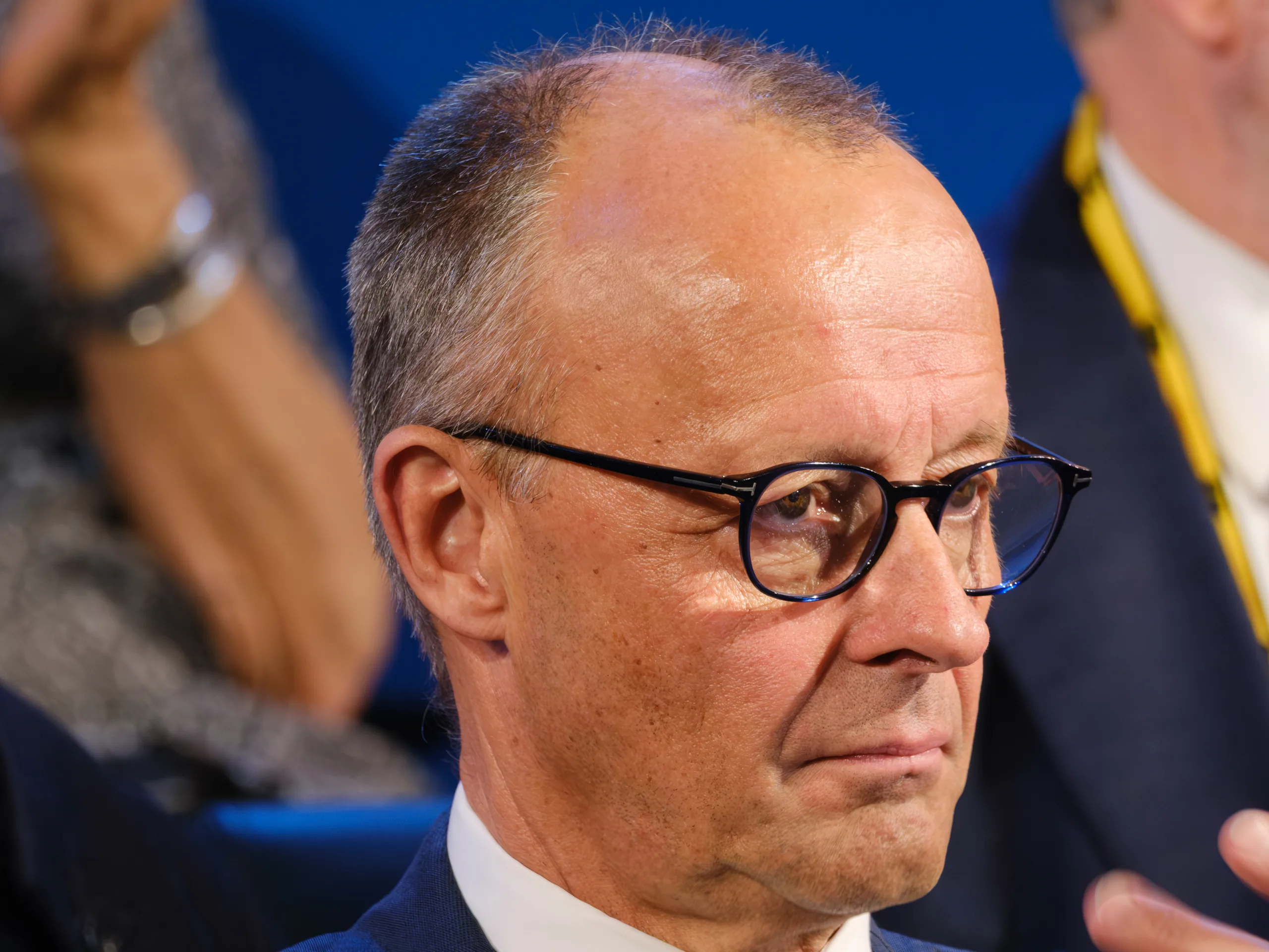 Friedrich Merz bei der Verleihung des Karlspreises 2026 in Aachen