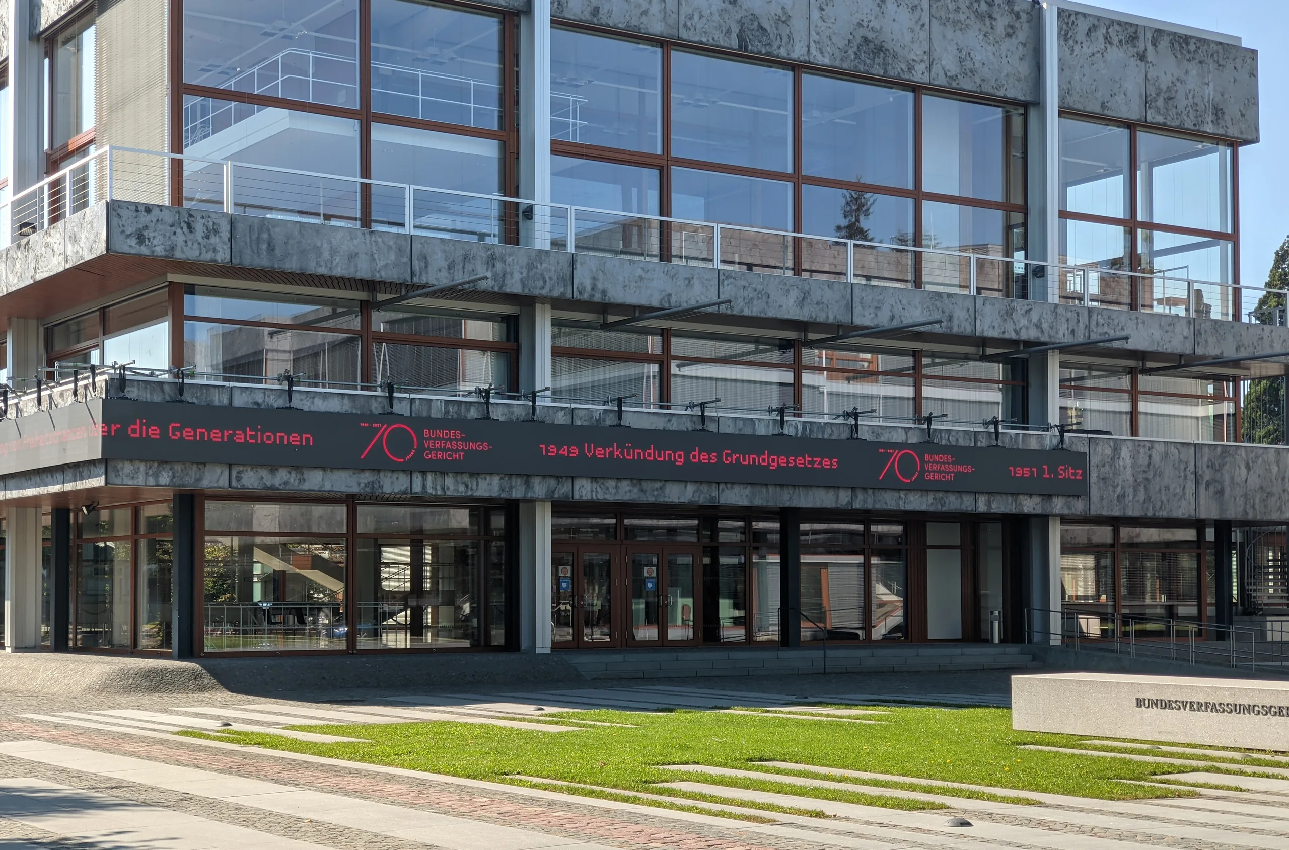 Das Bundesverfassungsgericht in Karlsruhe