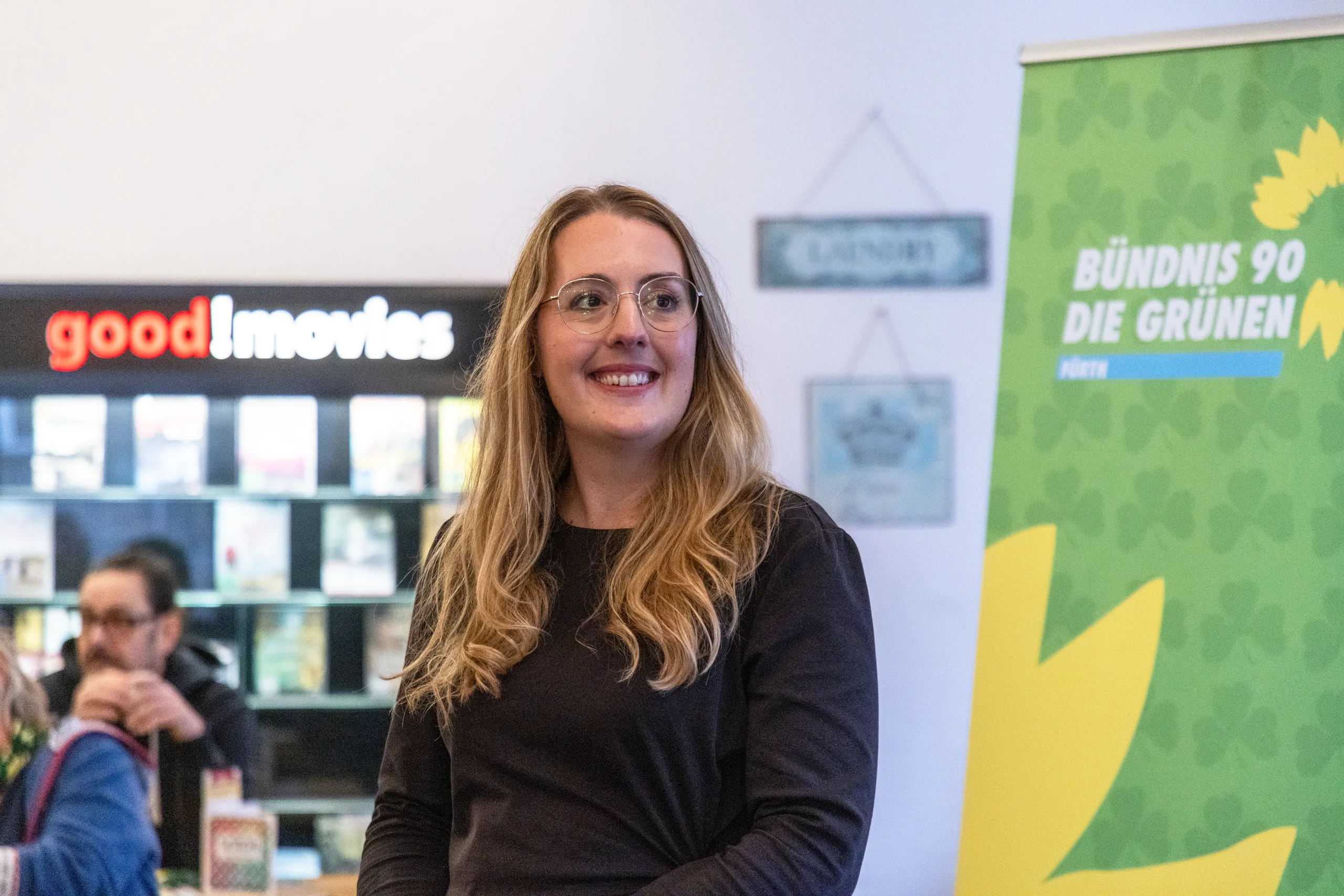 Katharina Dröge bei einer Veranstaltung in Fürth im Februar 2026