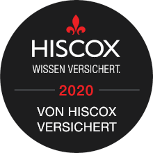 Hiscox-Siegel: versichert