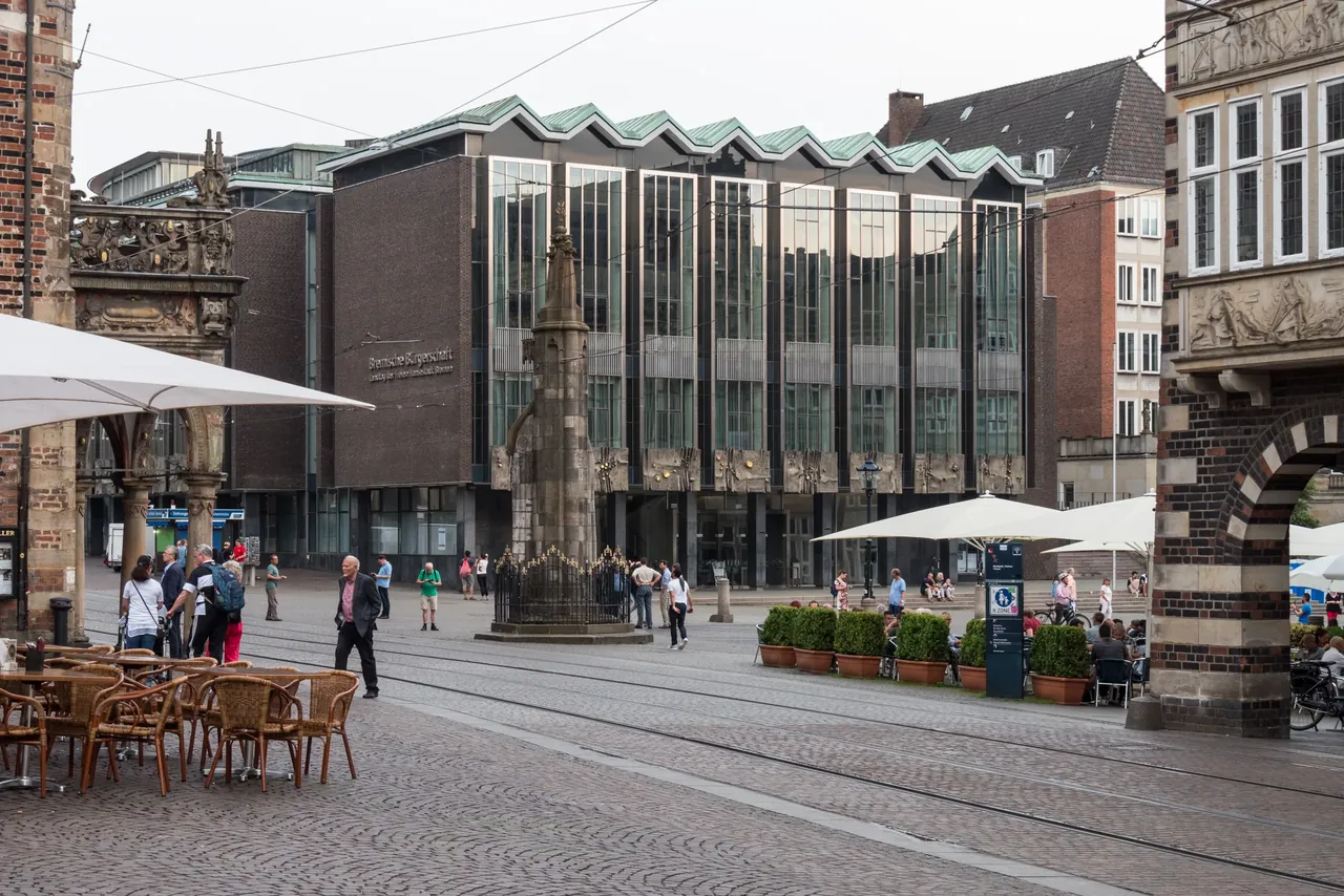 Haus der Bürgerschaft am Marktplatz in Bremen