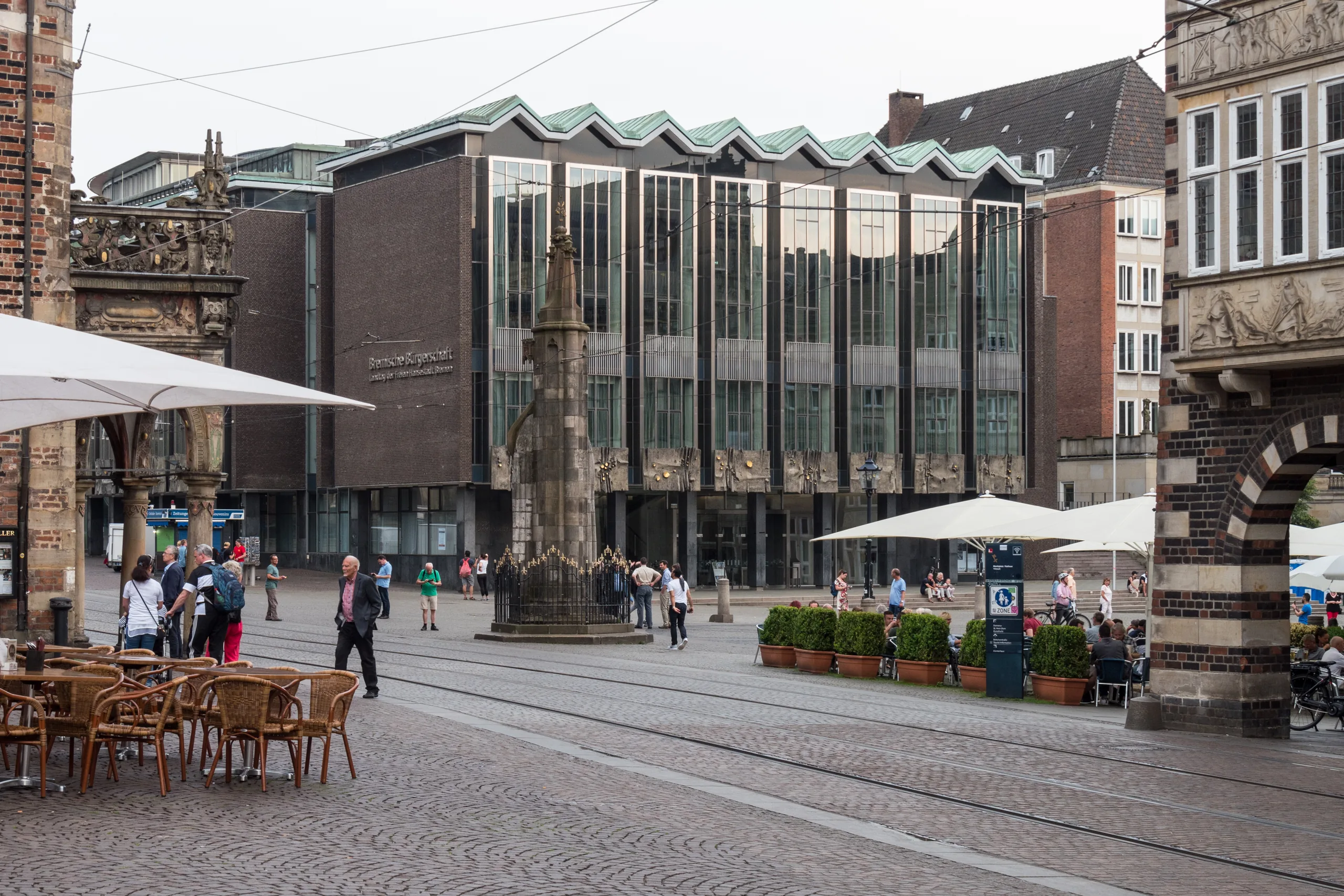 Haus der Bürgerschaft am Marktplatz in Bremen