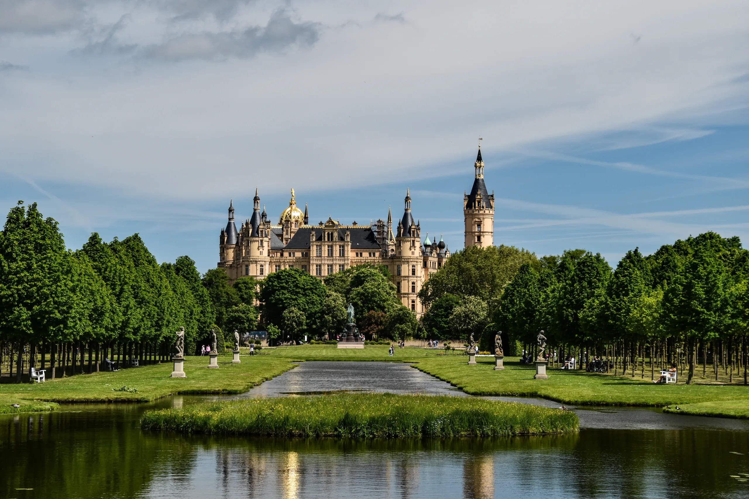 Schweriner Schloss, Sitz des Landtags von Mecklenburg-Vorpommern