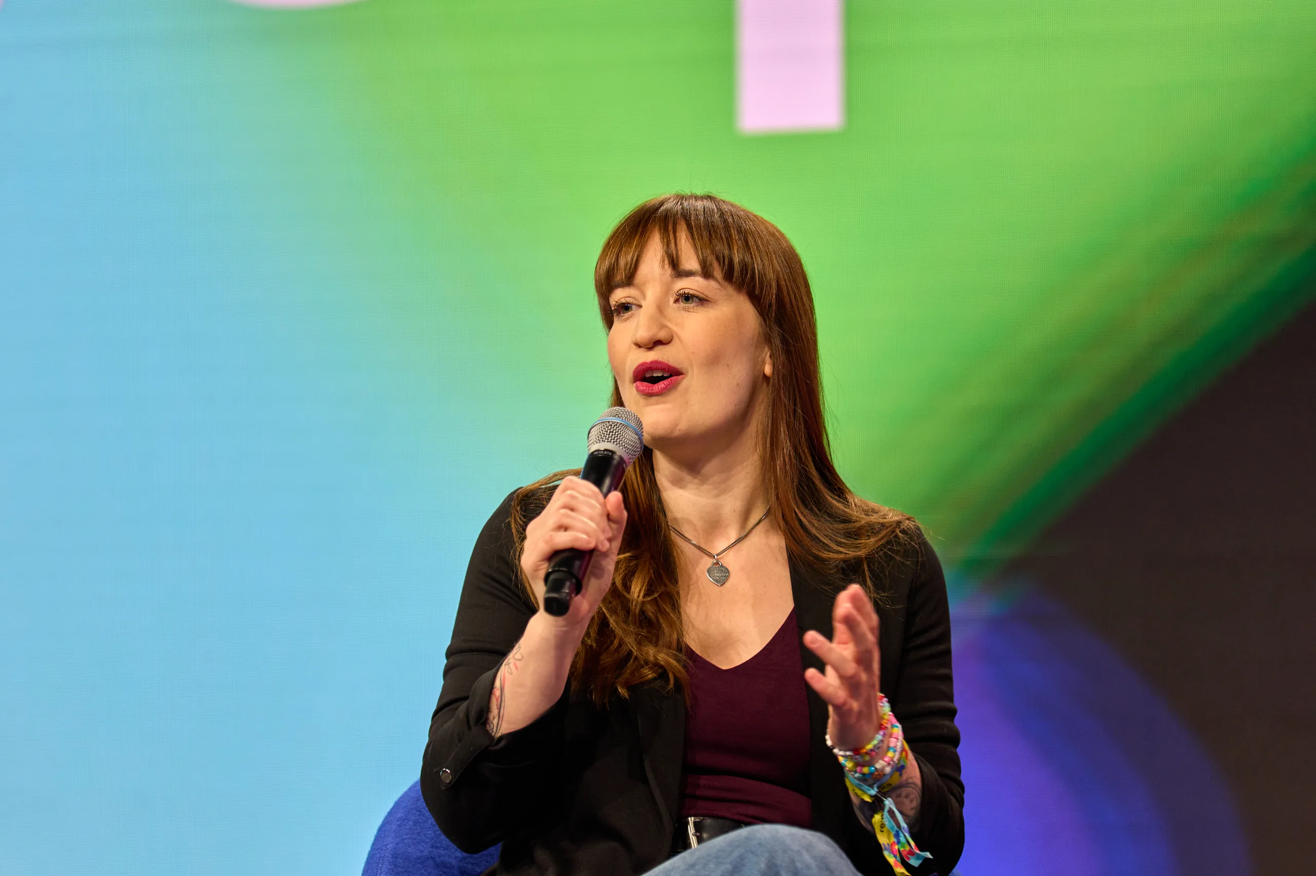 Heidi Reichinnek auf der re:publica 2025 in Berlin