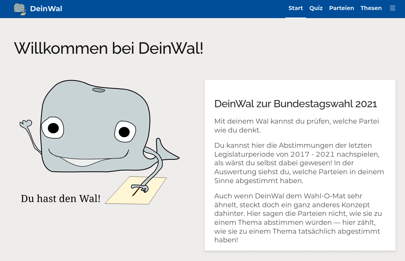 DeinWal zur Bundestagswahl 2021