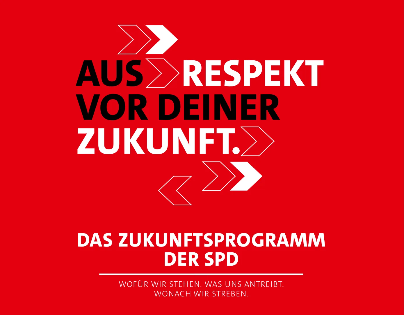 Titelseite des Wahlprogramms der SPD zur Bundestagswahl 2021